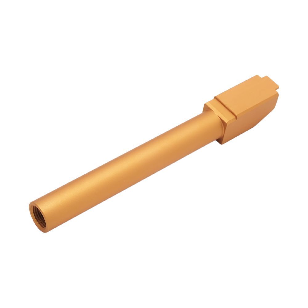 Cañón Exterior Roscado 11 mm CW DCI para Tokyo Marui Glock 34 GBB Oro