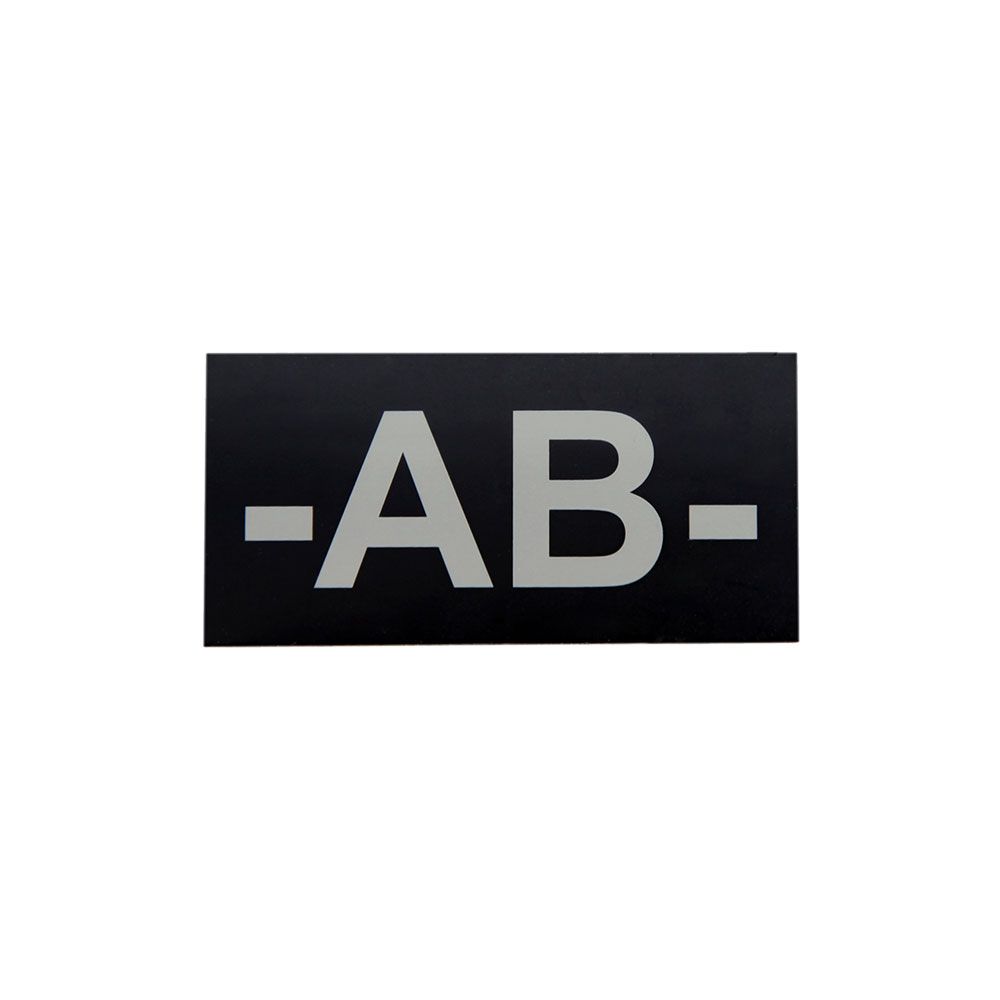 PARCHE IR GRUPO SANGUÍNEO AB-