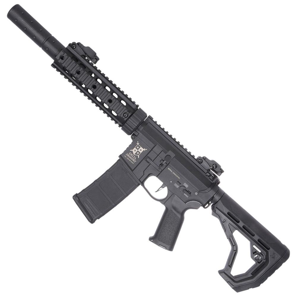 DELTA ARMORY Fusíl Asalto AR15 SilentOps 7” Charlie Eagle ETU AEG Negro