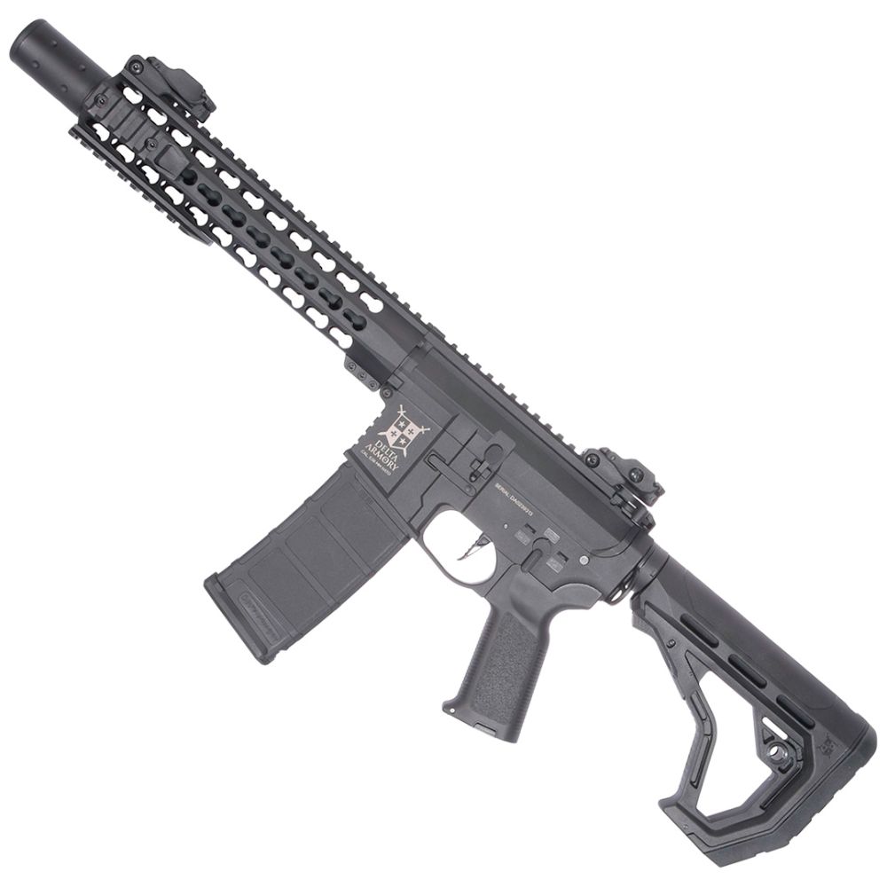 DELTA ARMORY Fusíl Asalto AR15 KeyMod 10” Charlie Eagle ETU AEG Negro