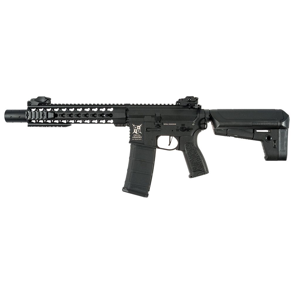 Fusil Airsoft M4 AR15 Predator Charlie KeyMod 10 Delta Armory Combo Negro