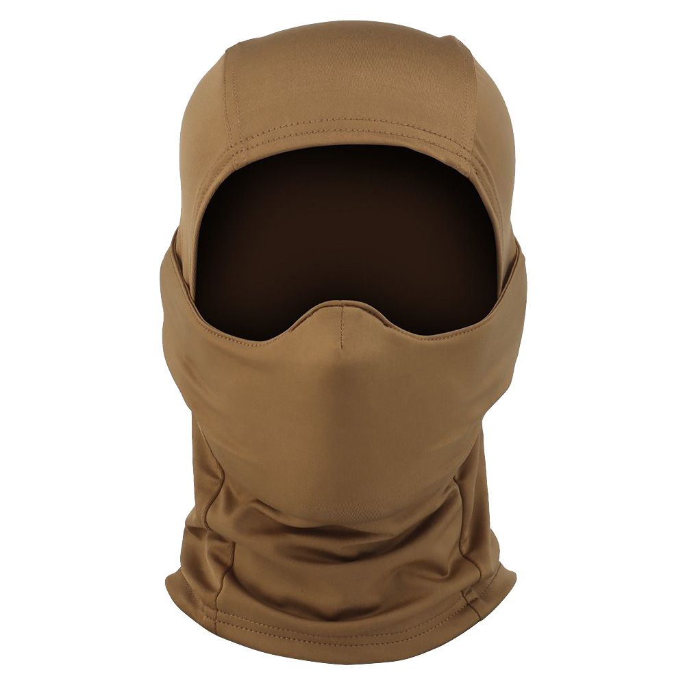 Balaclava Pasamontañas DragonPro con Máscara de Silicona para Airsoft Marrón Claro