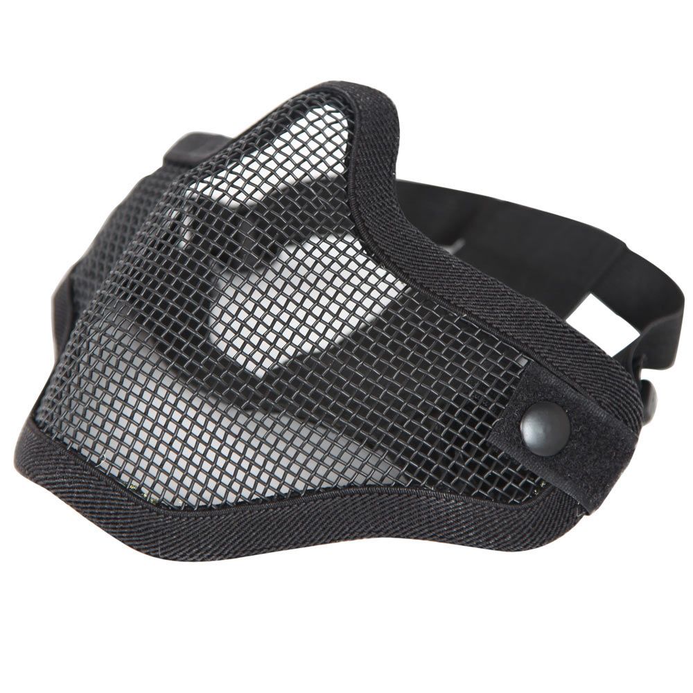 Máscara Facial de Rejilla Airsoft Stalker 2 DragonPro Negro