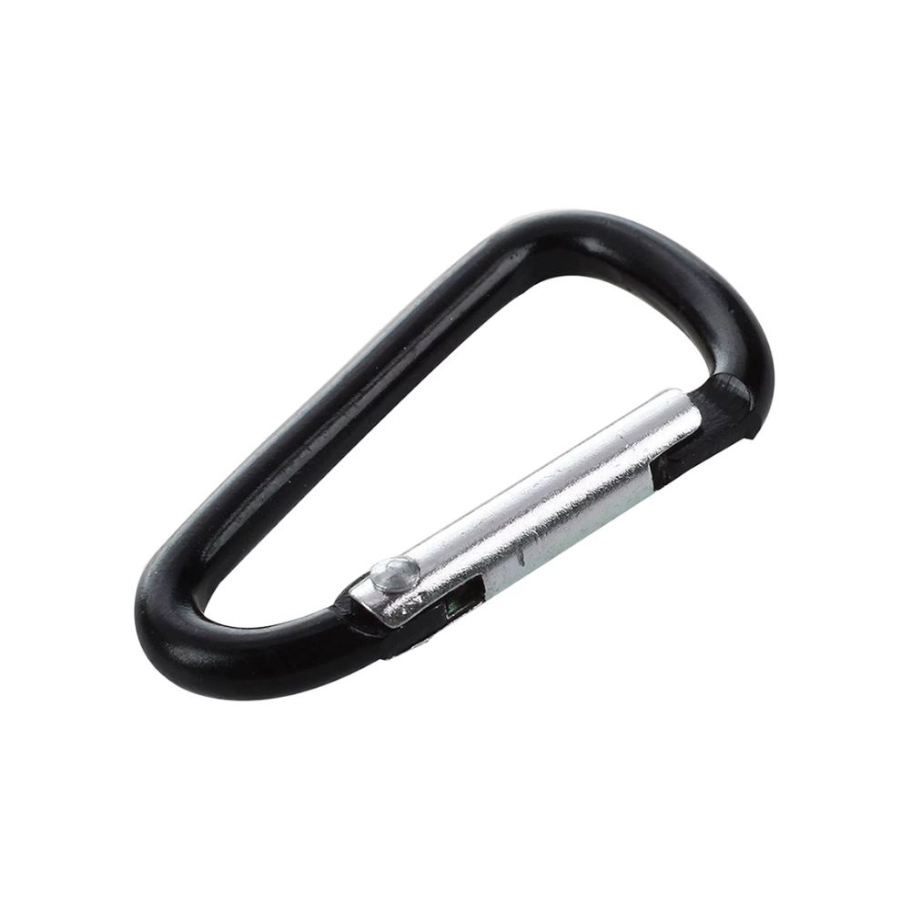 Mosquetón a presión tipo D 55 mm de metal