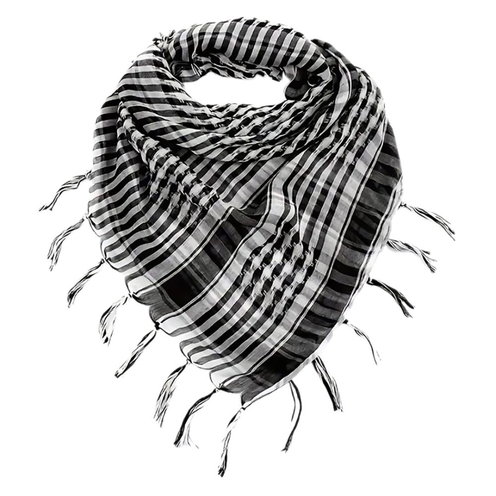 Pañuelo palestino shemagh táctico 100% algodón 106 x 106 cm