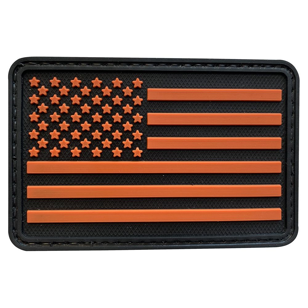 PARCHE PVC BANDERA USA 3D 75 x 50 mm