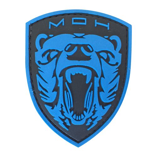 Parche de Goma PVC MOH Grizzly 75 x 58 mm DragonPro