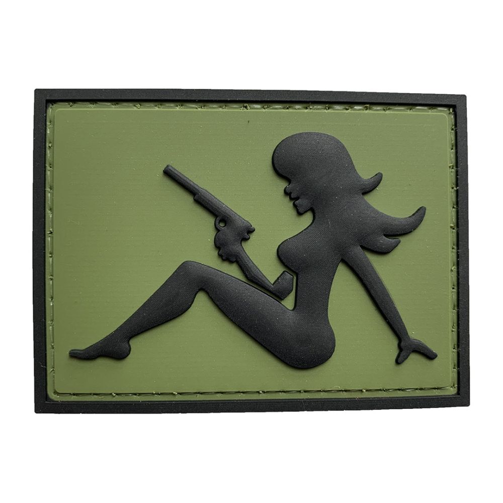 Parche de Goma PVC Chica con Pistola 70 x 50 mm DragonPro Verde