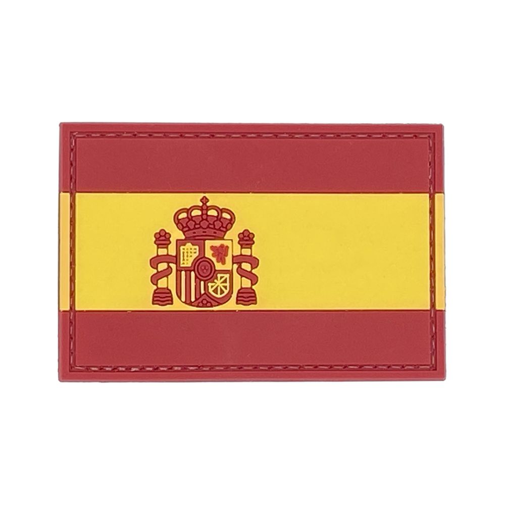 PARCHE PVC BANDERA ESPAÑA 75 X 50 MM