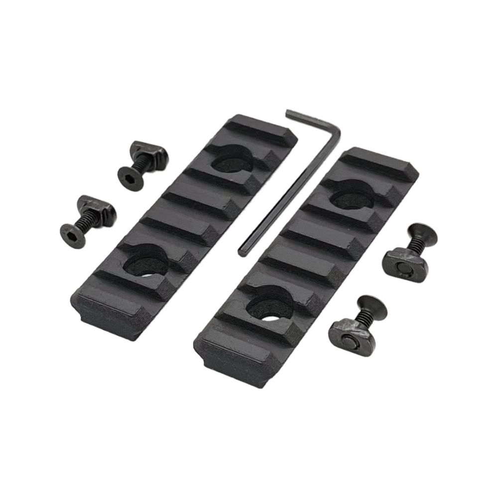 Set de Rieles Picatinny para Guardamanos M-LOK Airsoft DragonPro 7 Slots