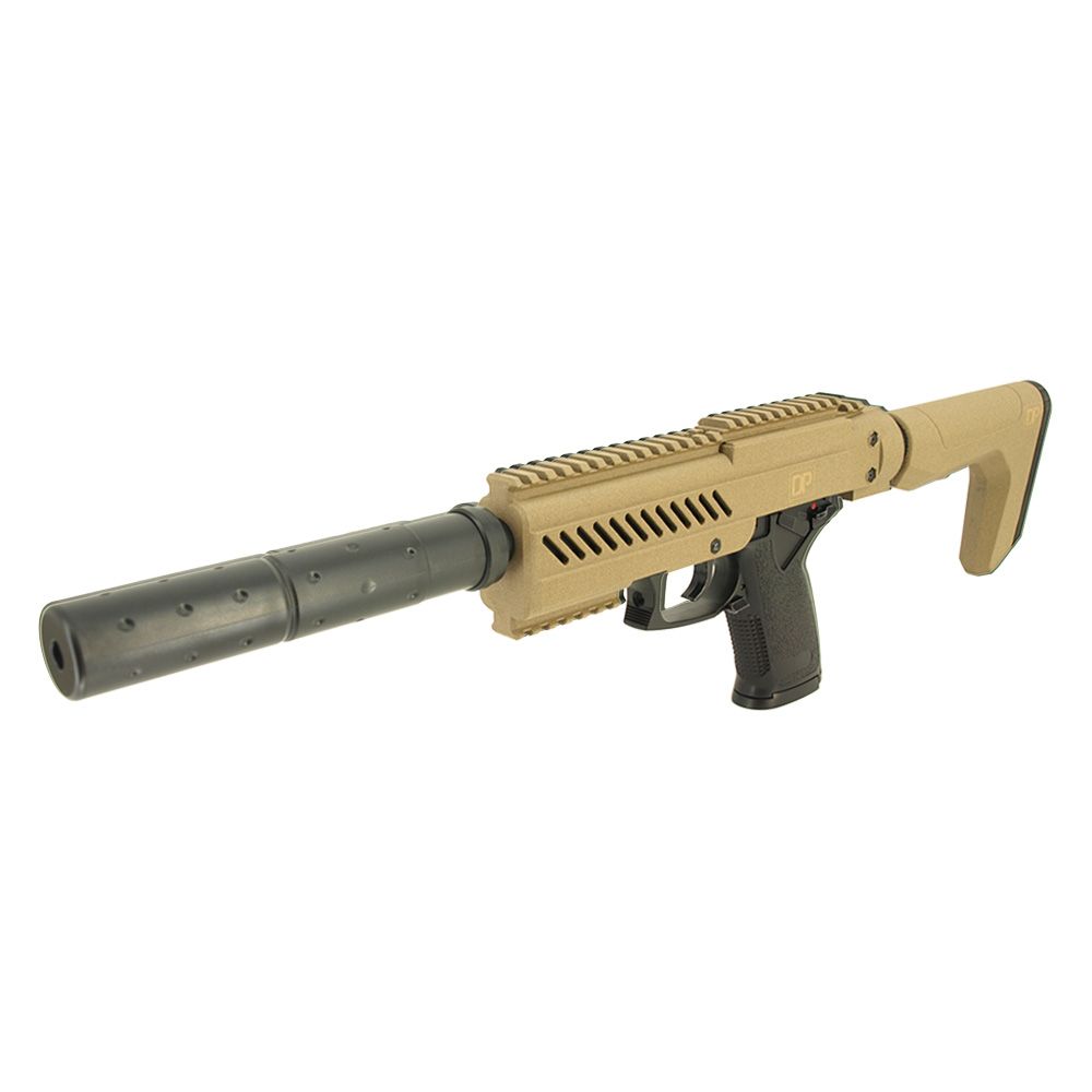 Roni SMG Full Kit DK23 NBB DP Tactical con Maletín de Transporte Negro/Marrón