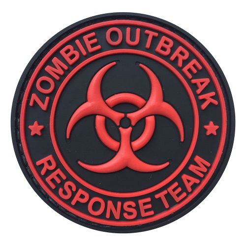 Parche de Goma PVC Zombie Outbreak Response Team 60 mm DragonPro