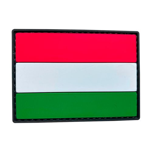 Parche de Goma PVC Bandera Hungría 70 x 50 mm DragonPro