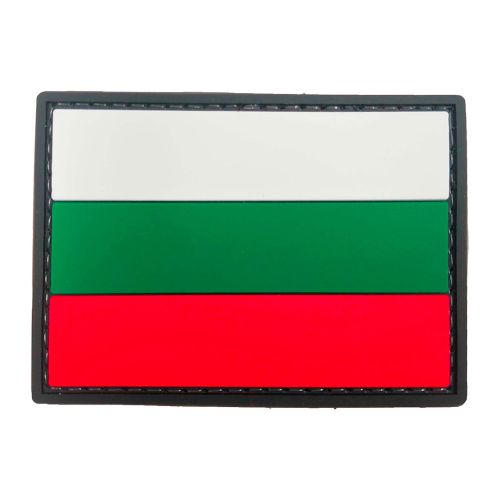 Parche de Goma PVC Bandera Bulgaria 70 x 50 mm DragonPro
