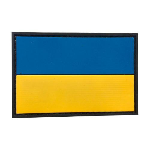 Parche de Goma PVC Bandera Ucrania 75 x 50 mm DragonPro