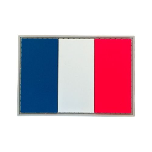 Parche de Goma PVC Bandera Francia 75 x 50 mm DragonPro