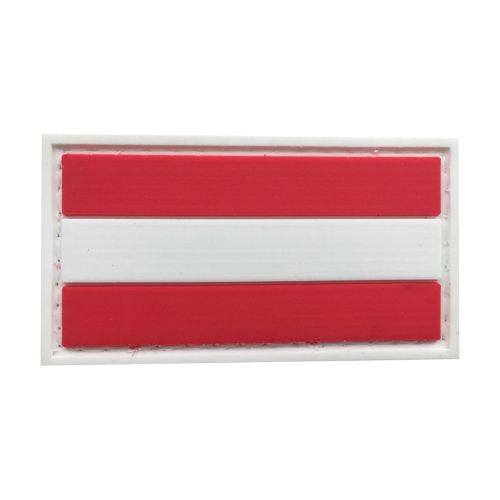 Parche de Goma PVC Bandera Austria 55 x 30 mm DragonPro