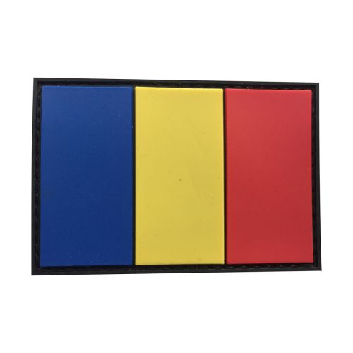 Parche de Goma PVC Bandera Rumanía 70 x 50 mm DragonPro