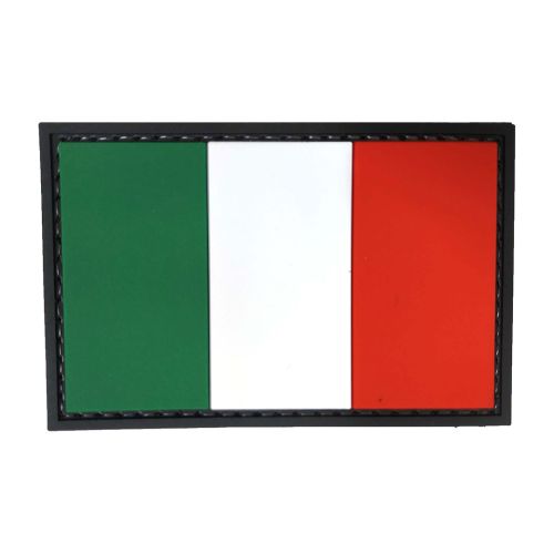Parche de Goma PVC Bandera Italia 70 x 50 mm DragonPro