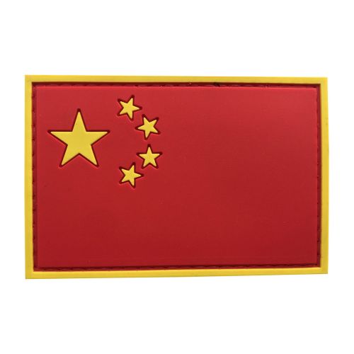 Parche de Goma PVC Bandera China 75 x 50 mm DragonPro