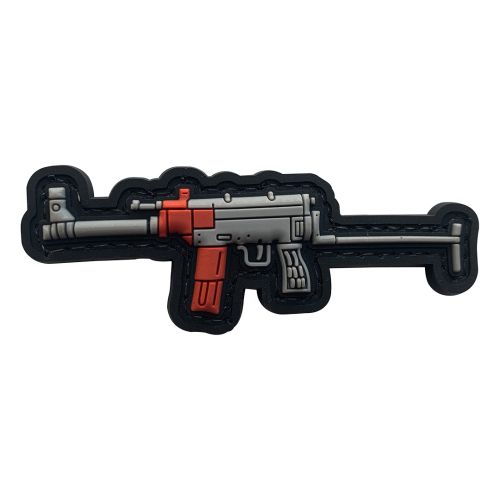 Parche de Goma PVC Fusil Asalto 78 x 30 mm DragonPro