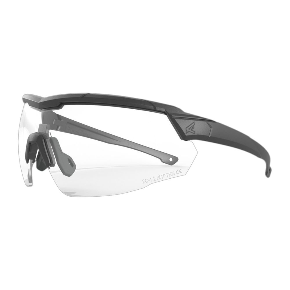 Gafas Balísticas Edge Tactical Rolling Thunder - Grado Militar Negro Mate Transparente Vapor Shield