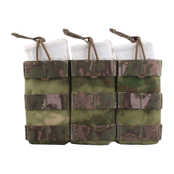 EMERSON GEAR EM6355 Modular Triple Open Top Magazine Pouch AT FG Nailon 500D