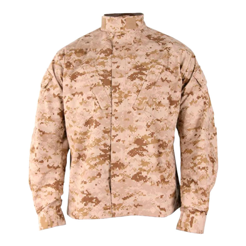 Chaqueta de combate tejido ripstop digital desértico con bolsillos cargo