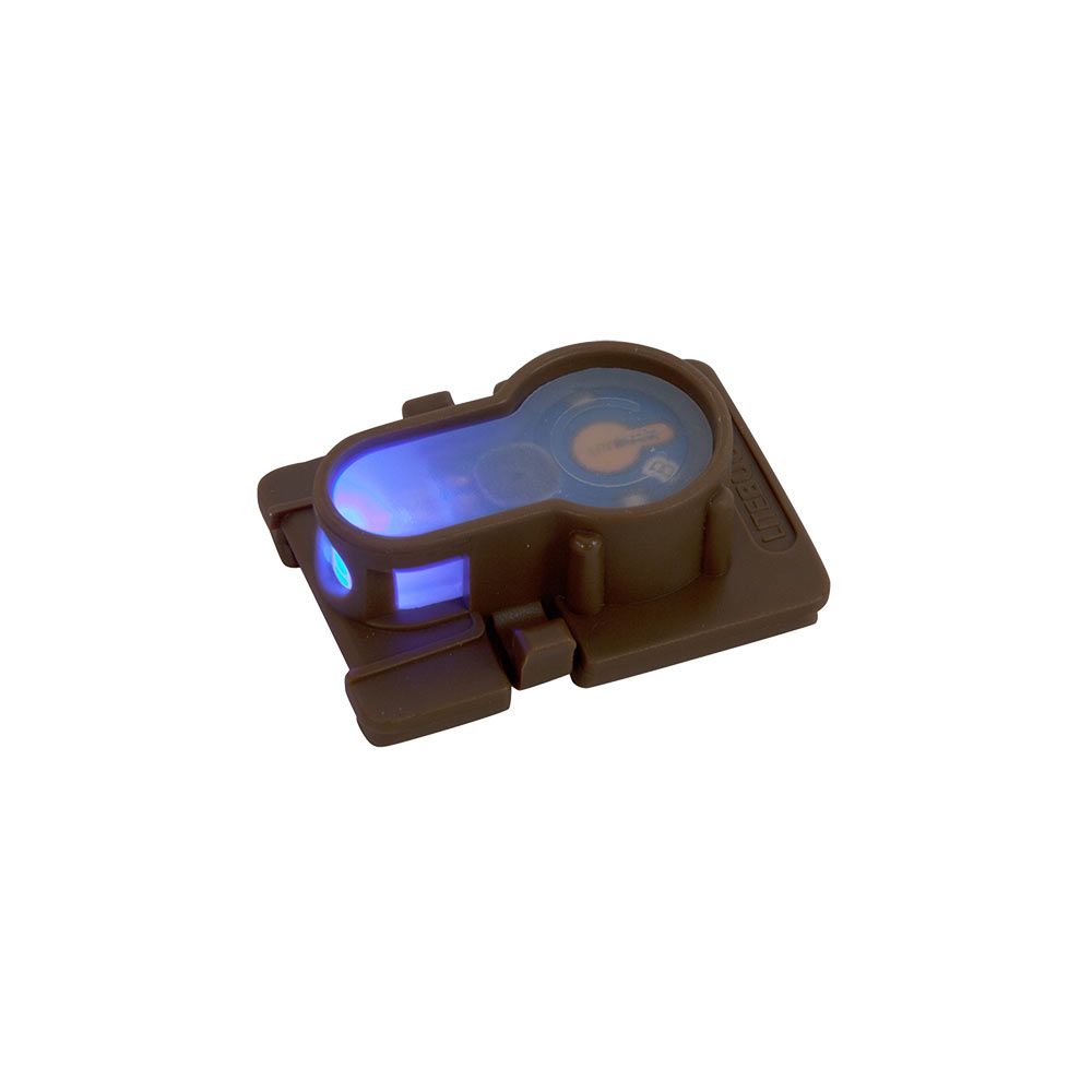 MÓDULO LUMINOSO PARA RAIL MIL-STD-1913 Coyote Marrón/Azul