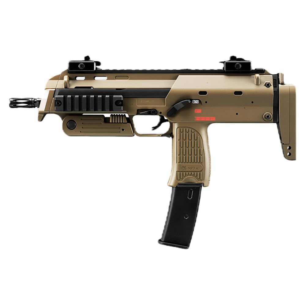 Subfusil MP7A1 GBB Gas Blowback Tokyo Marui Airsoft Marrón Claro