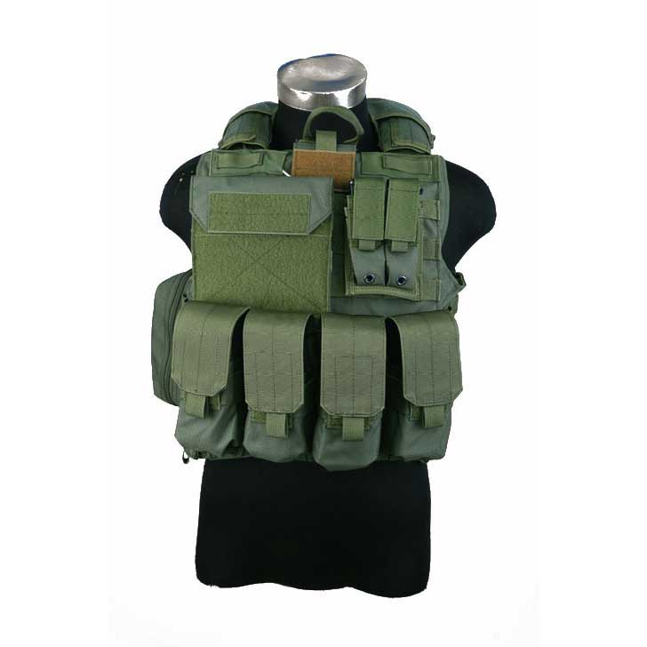 CHALECO MOLLE LIBERABLE MARÍTIMO VERDE OD M