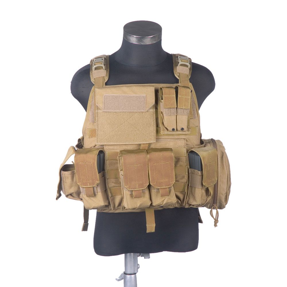 PLACA DE IMPACTO CON FUNDA CAQUI S